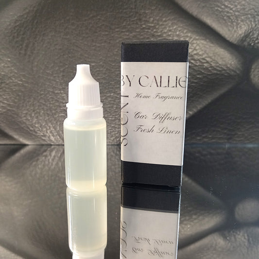 Fresh Linen Car Diffuser Refill Bottle