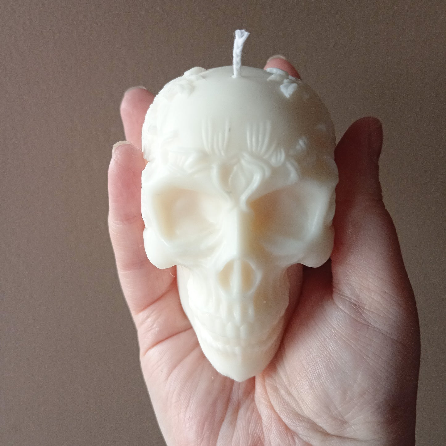 Skull Decorative Pillar Candle